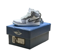 Load image into Gallery viewer, AJ 1 Monogram High Top Trainer Key Chain With Mini Shoe Box