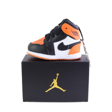 Load image into Gallery viewer, J1 Orange/Black Bag Charm With Box