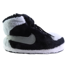 Load image into Gallery viewer, AJ 1 Grey Black Retro Hi Top Trainer Sneaker Slippers