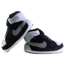 Load image into Gallery viewer, AJ 1 Grey Black Retro Hi Top Trainer Sneaker Slippers