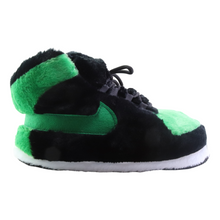 Load image into Gallery viewer, AJ 1 Green Black Retro Hi Top Trainer Sneaker Slippers