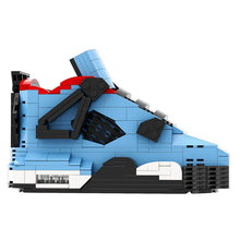 Load image into Gallery viewer, AJ 4 TRAVIS SCOTT BLUE SNEAKER BRICKS