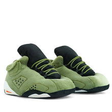 Load image into Gallery viewer, AJ 6  Cactus Green Retro Hi Top Trainer Sneaker Slippers