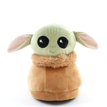 Load image into Gallery viewer, The Child Baby Yoda Retro Plush Unisex Slippers