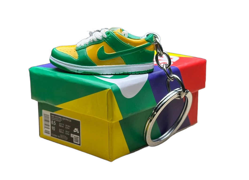 SB Low Dunks Trainer Keychain With Mini Shoe Box