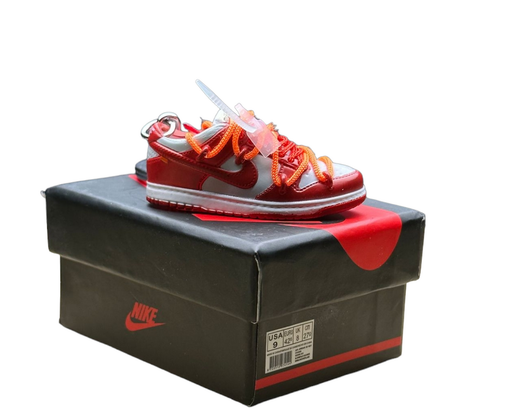 Futura x SB Low Dunks Trainer Keychain With Mini Shoe Box