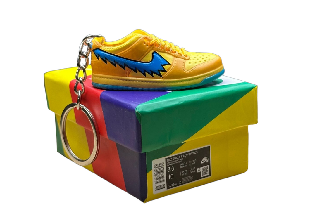 GD Low Dunks Trainer Keychain With Mini Shoe Box