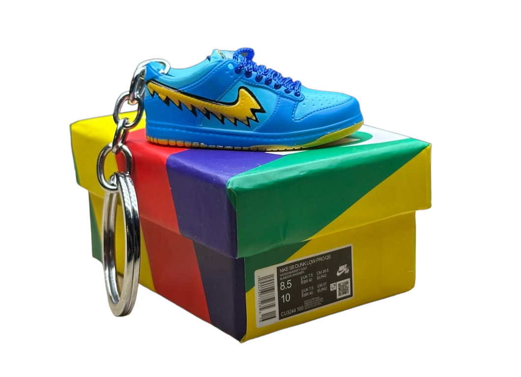 GD Low Dunks Trainer Keychain With Mini Shoe Box