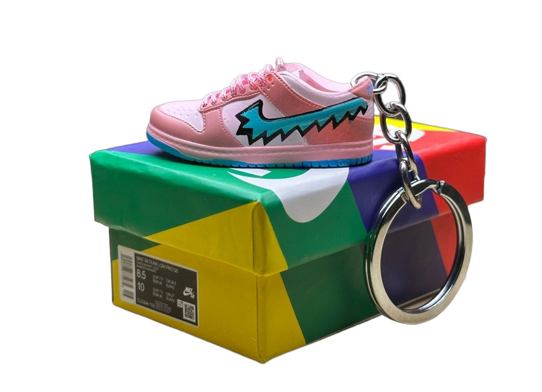 GD Low Dunks Trainer Keychain With Mini Shoe Box