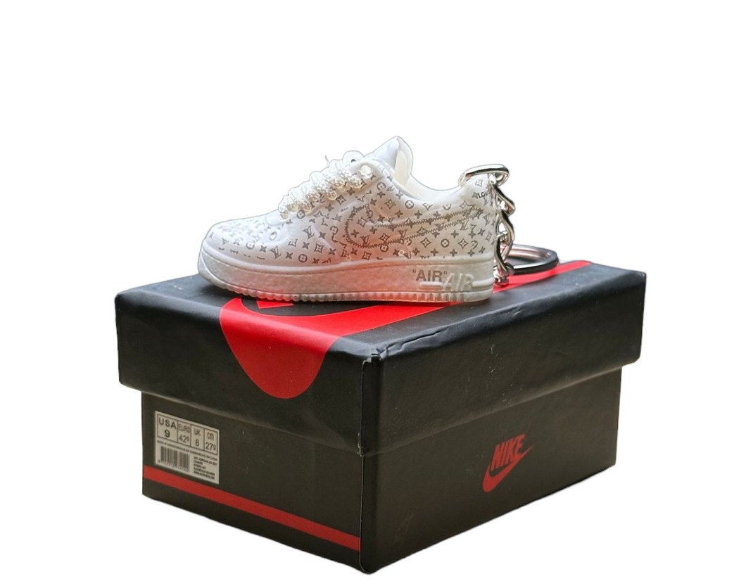 AF 1 LV Low Trainer Keychain With Mini Shoe Box