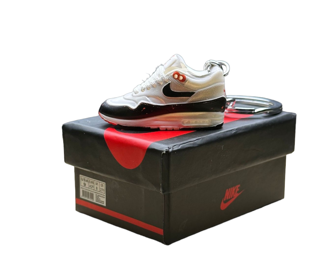 Mini sneakers Nike Air Max 1 OG Red, key chain
