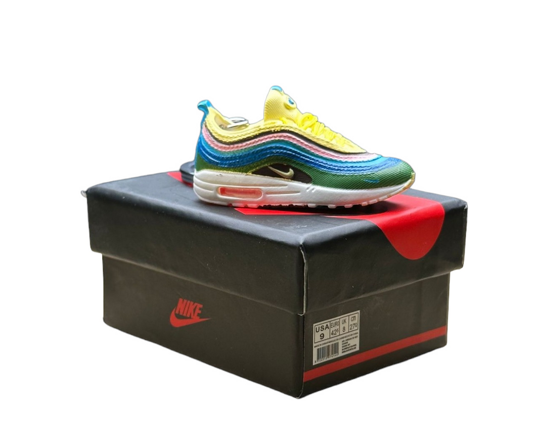 Air Max 97 OG Trainer Keychain With Mini Shoe Box