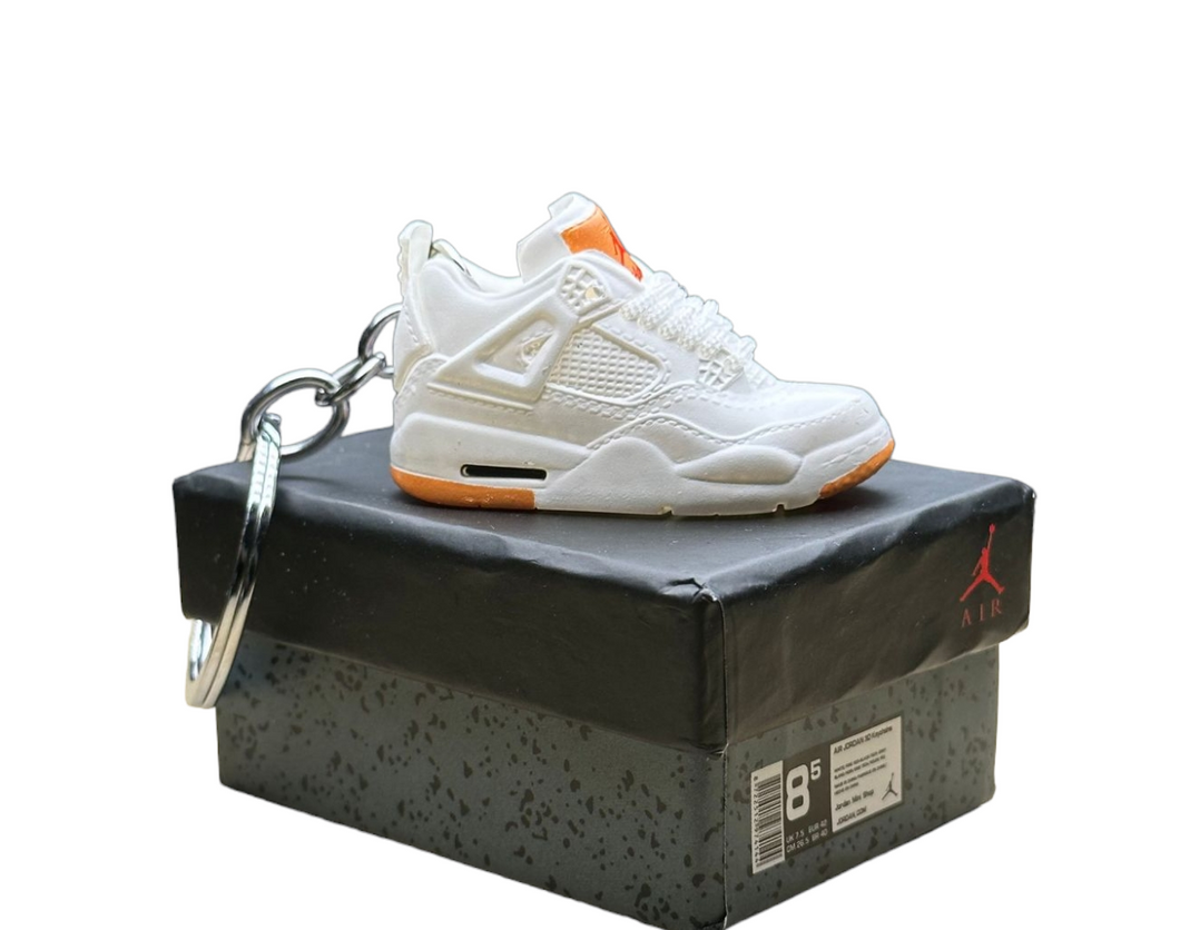 Aj Key Chain AJ 4 Trainer Keychain With Mini Shoe Box – Lounge Kicks