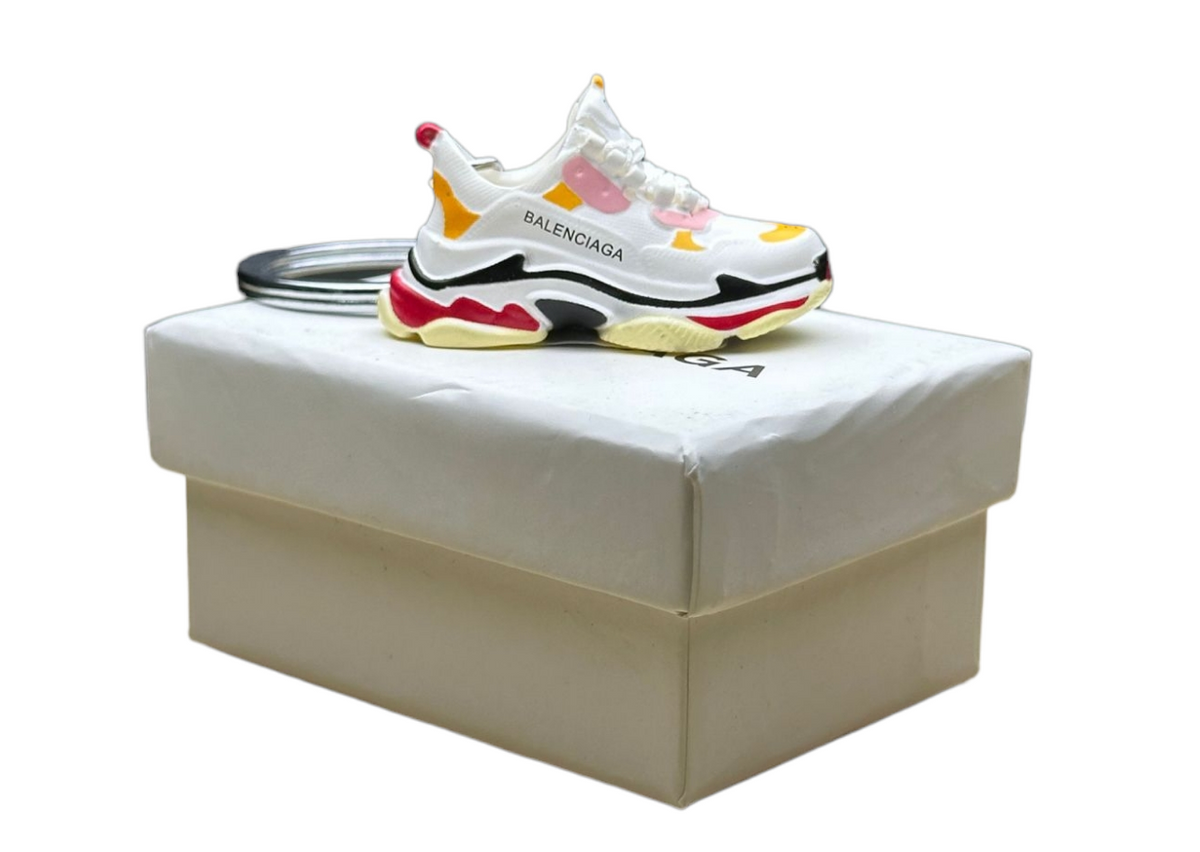 Bal Triple S Trainer Keychain With Mini Shoe Box – Lounge Kicks