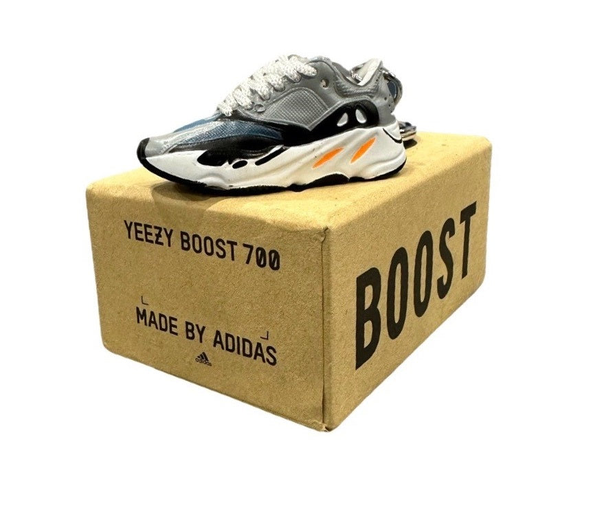 YZ 700 Boost Trainer Keychain With Mini Shoe Box