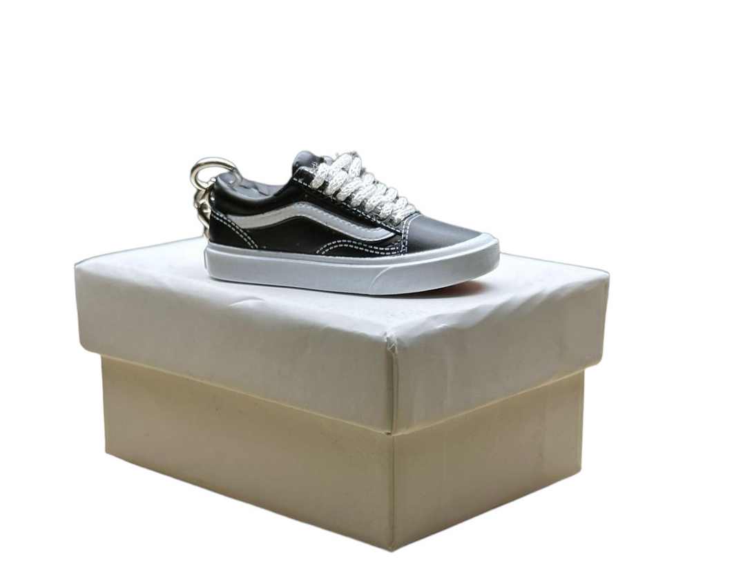 Converse Low Top Trainer Keychain With Mini Shoe Box