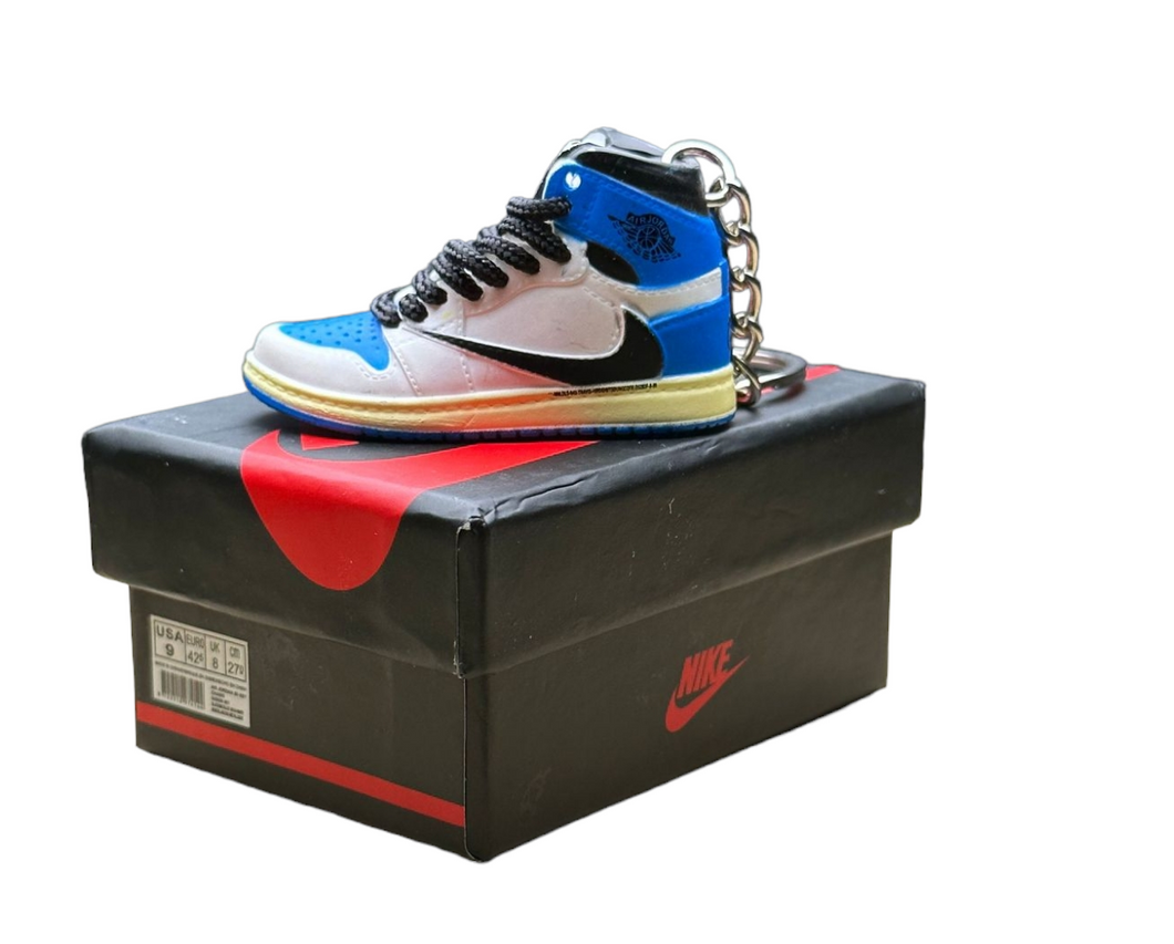 Aj Key Chain AJ 1 High Top Trainer Keychain With Mini Shoe Box – Lounge Kicks