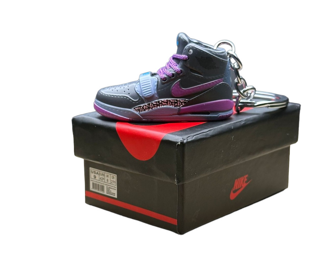 AJ Legacy 312 Trainer Keychain With Mini Shoe Box