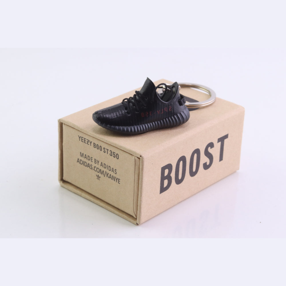adidas gazelle silver green womens Flat Silicon Sneaker Keychain YZY OG Pirate Black – Mini Sneaker Shop main image 1