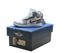 Load image into Gallery viewer, AJ 1 Monogram High Top Trainer Key Chain With Mini Shoe Box
