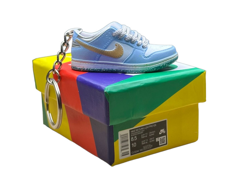 Sean.C x SB Low Dunks Trainer Keychain With Mini Shoe Box