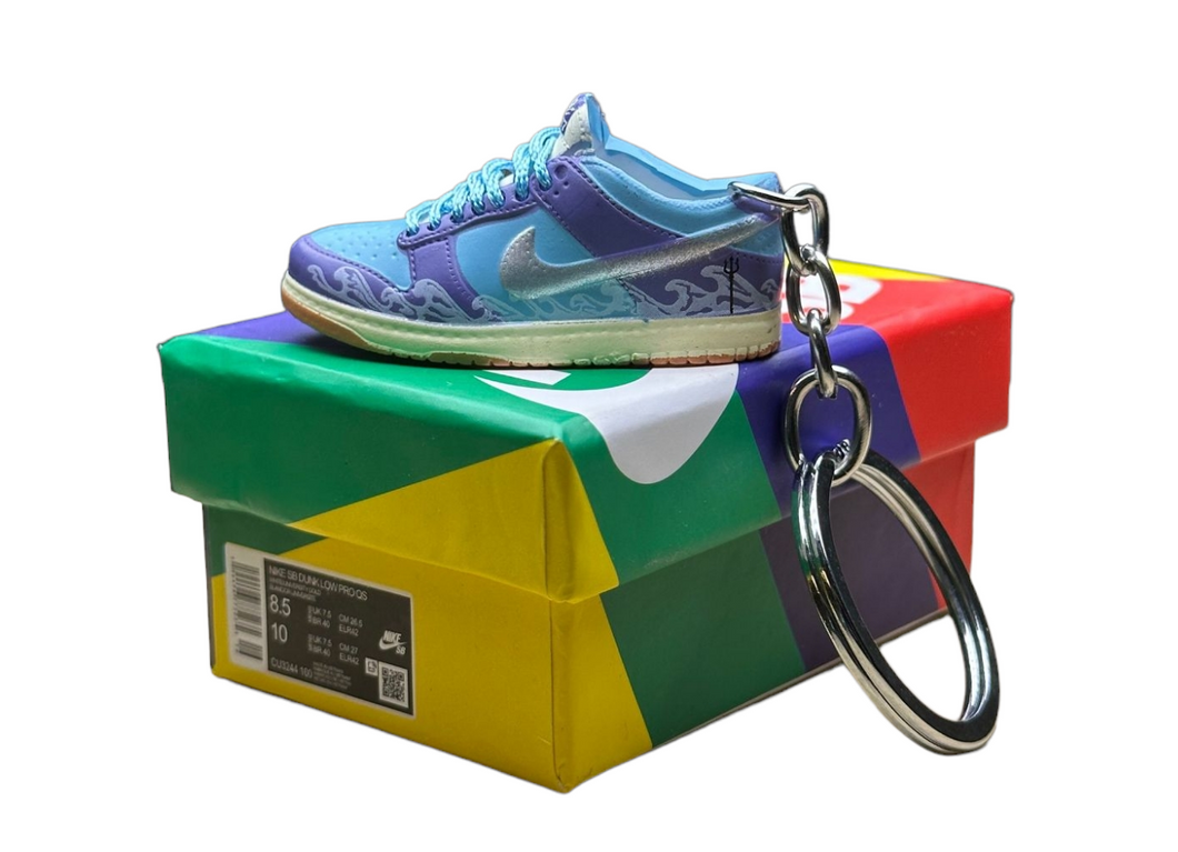 SB Low Dunks Trainer Keychain With Mini Shoe Box