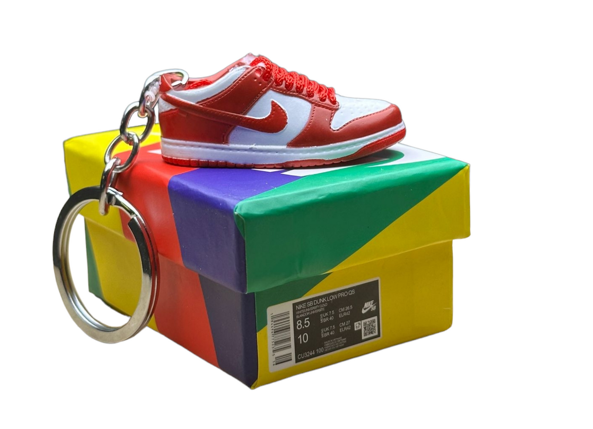 SB Low Dunks Trainer Keychain With Mini Shoe Box – Lounge Kicks
