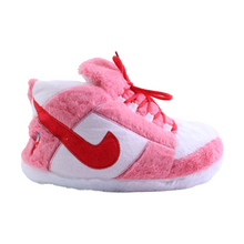 Load image into Gallery viewer, KIDS Pink Mist Retro Hi Top Trainer Slippers
