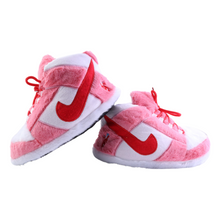 Load image into Gallery viewer, KIDS Pink Mist Retro Hi Top Trainer Slippers
