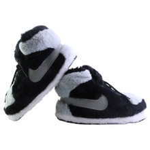 Load image into Gallery viewer, AJ 1 Grey Black Retro Hi Top Trainer Sneaker Slippers
