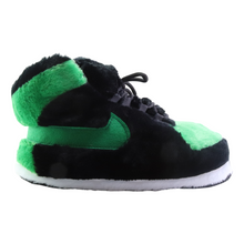 Load image into Gallery viewer, AJ 1 Green Black Retro Hi Top Trainer Sneaker Slippers
