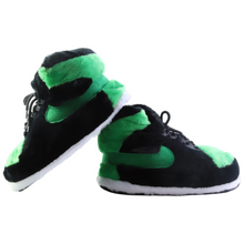 Load image into Gallery viewer, AJ 1 Green Black Retro Hi Top Trainer Sneaker Slippers
