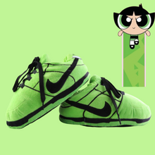 Load image into Gallery viewer, KIDS Power Puff Green Dunks Retro Low Top Unisex Trainer Sneaker Slippers
