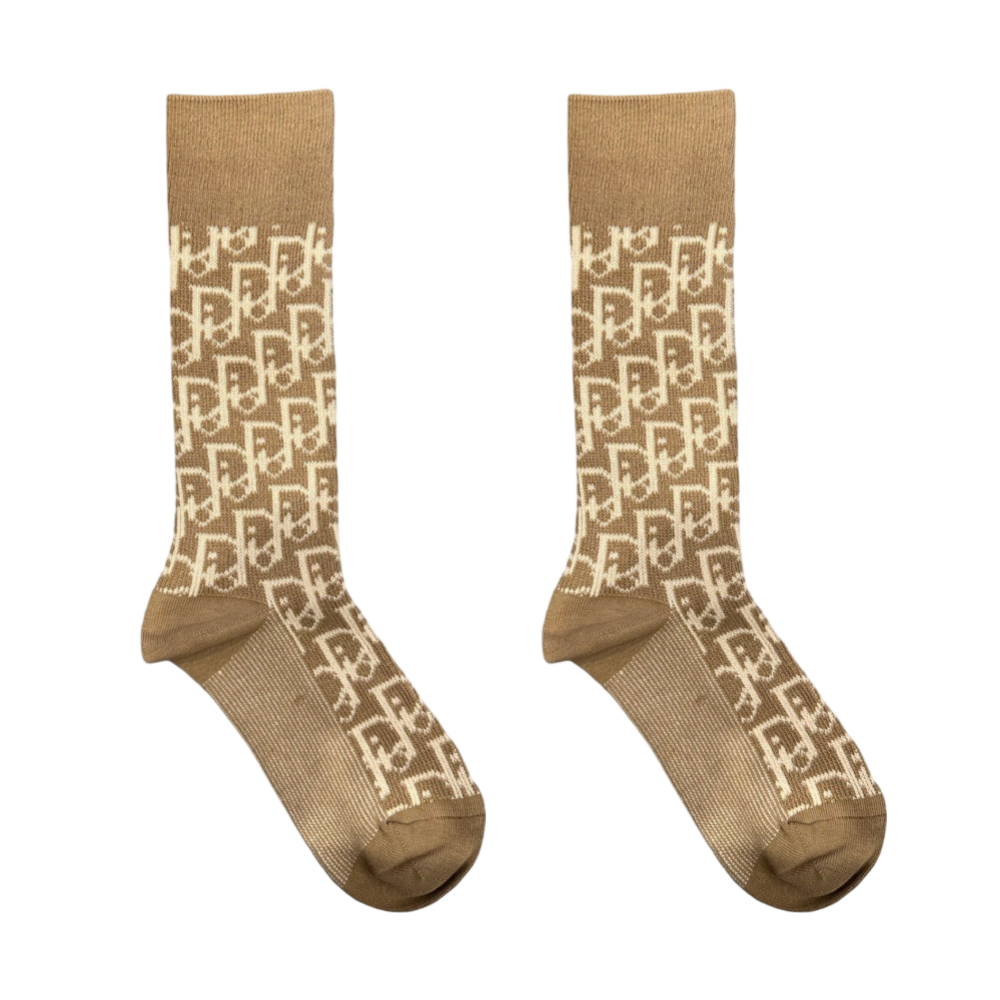 Dior Brown Unisex Socks