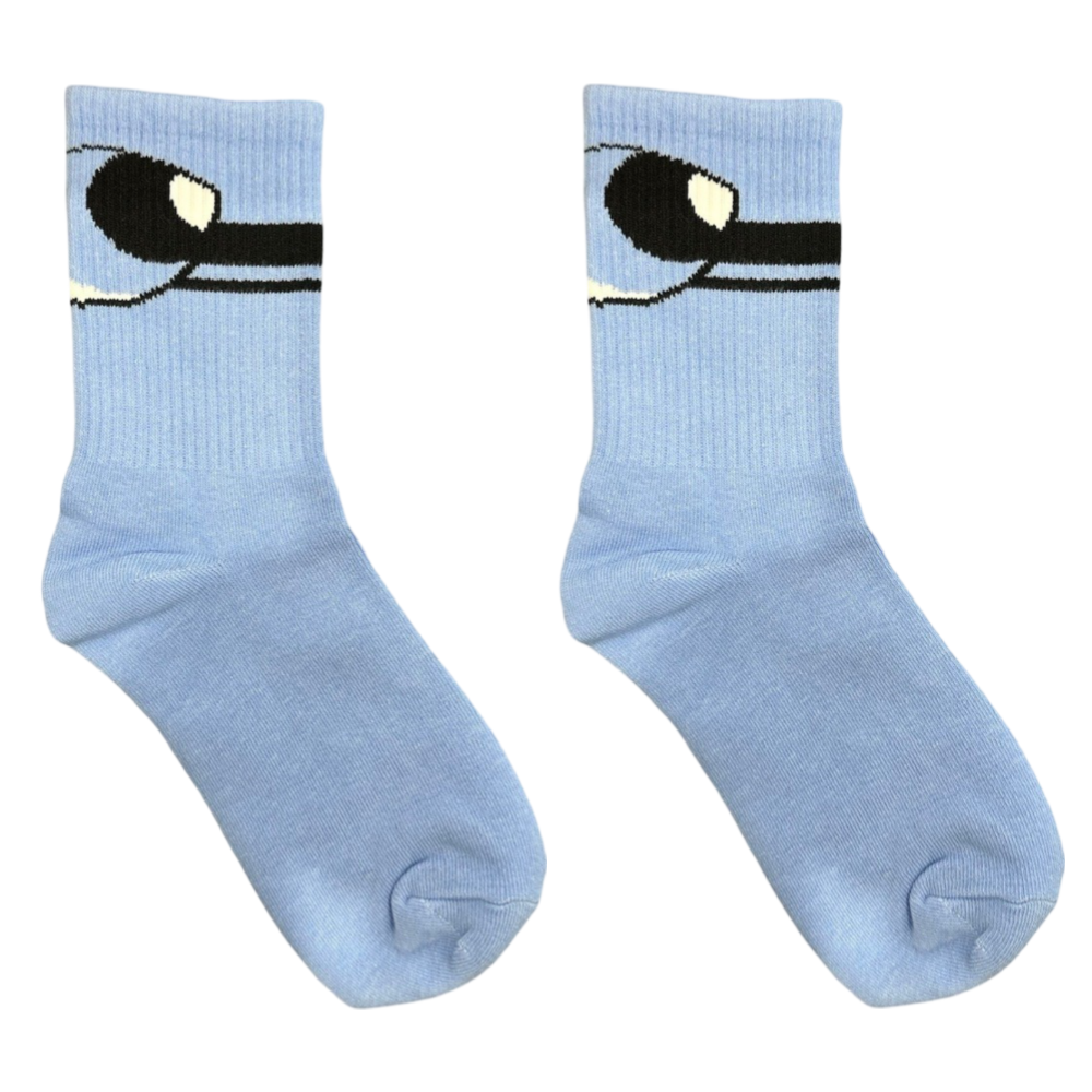 Power Puff Blue Unisex Socks