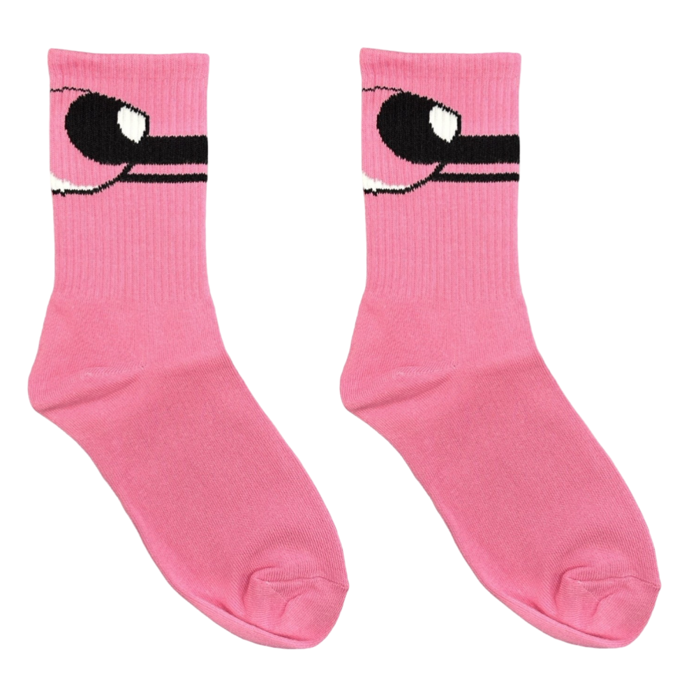 🎁 Power Puff Pink Unisex Socks (100% off)