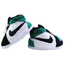 Load image into Gallery viewer, AJ 1 Green Retro Hi Top Trainer Sneaker Slippers
