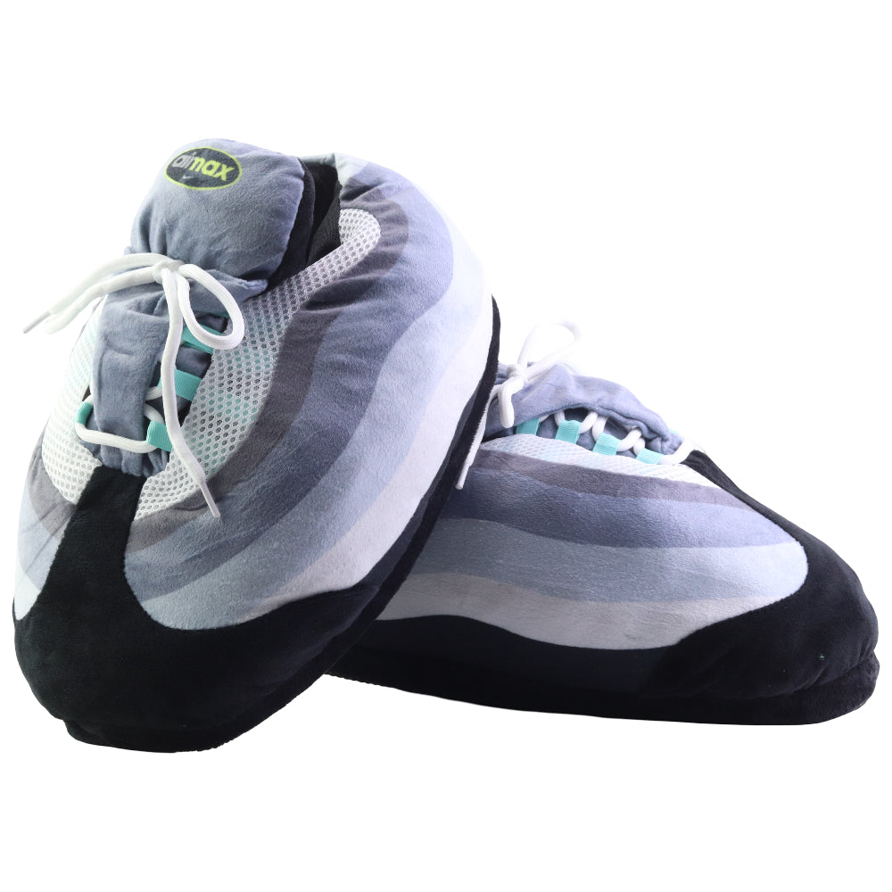 KIDS MAX 95 Turquoise Aqua Retro Trainer Sneaker Slippers
