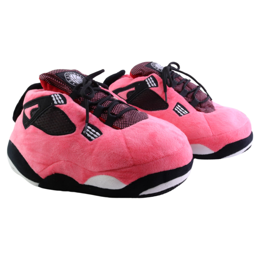 AJ 4 Pink Retro Hi Top Trainer Sneaker Slippers Lounge Kicks