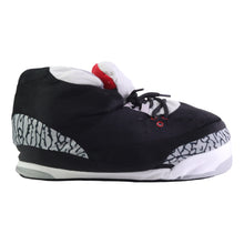 Load image into Gallery viewer, AJ 3 Black Retro Hi Top Trainer Sneaker Slippers
