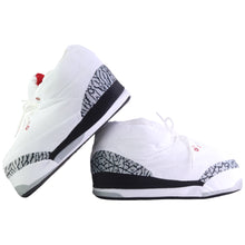 Load image into Gallery viewer, AJ 3 White Retro Hi Top Trainer Sneaker Slippers

