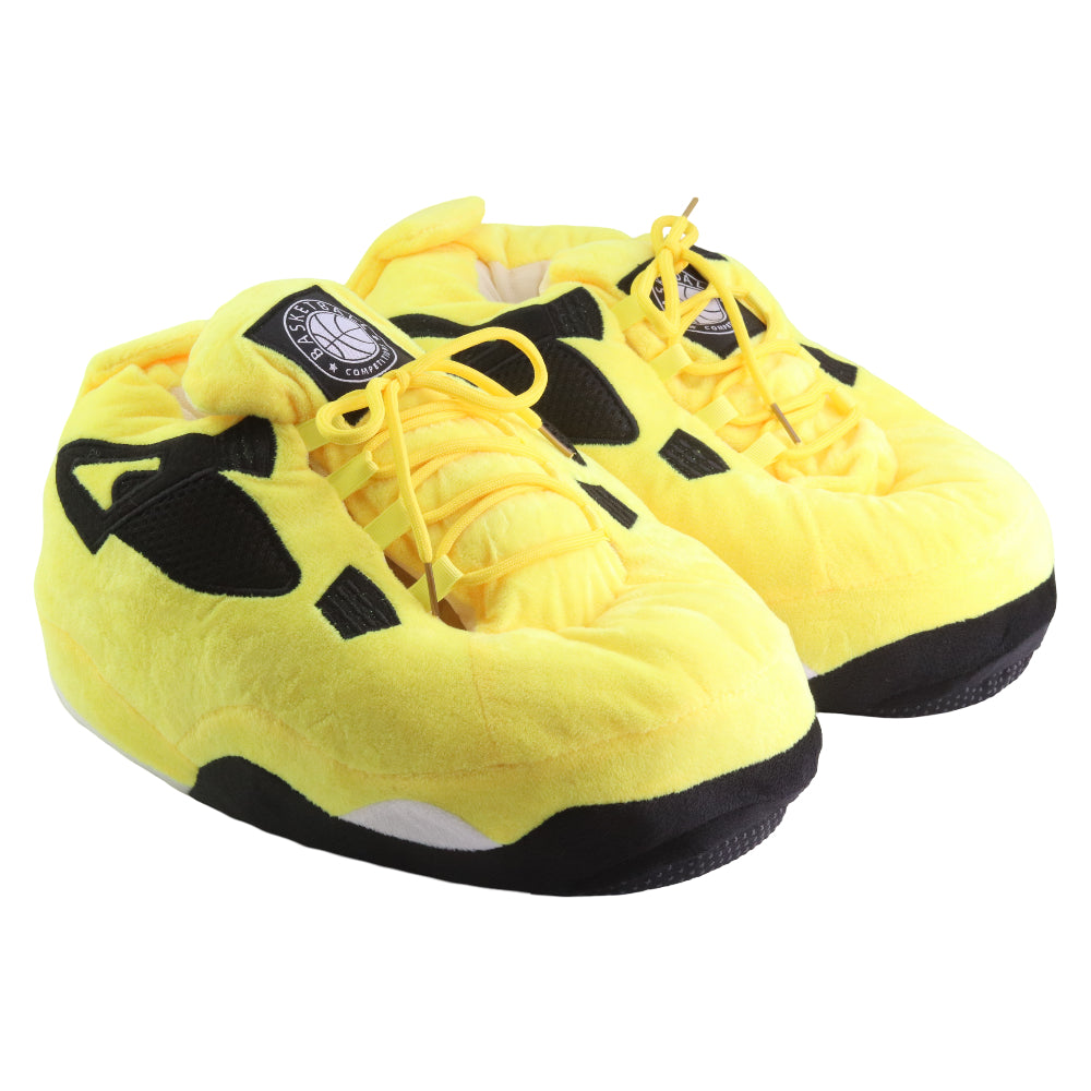 AJ 4 Yellow Retro Hi Top Trainer Sneaker Slippers