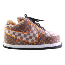 Load image into Gallery viewer, AF 1 Brown LV Retro Hi Top Trainer Sneaker Slippers
