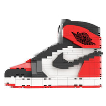 Load image into Gallery viewer, AJ 1 HIGH RED WHITE SNEAKER BRICKS
