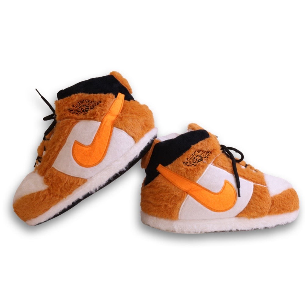 AJ 1 Orange Mist Retro Hi Top Trainer Sneaker Slippers