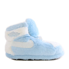 Load image into Gallery viewer, AJ 1 Retro Baby Blue Hi Top Trainer Sneaker Slippers
