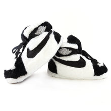 Load image into Gallery viewer, AJ 1 Black Retro Hi Top Trainer Sneaker Slippers
