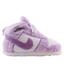 Load image into Gallery viewer, AJ 1 Purple Mist Retro Hi Top Trainer Sneaker Slippers
