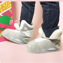 Load image into Gallery viewer, AJ MAG Back To The Future Retro Hi Top Trainer Sneaker Slippers
