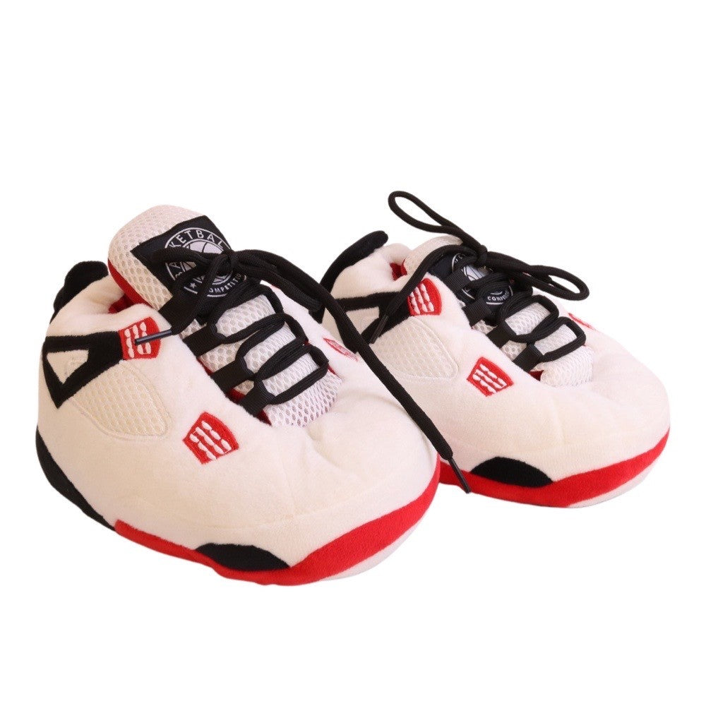 KIDS AJ 4 Style White Retro Mid Top Unisex Trainer Slippers